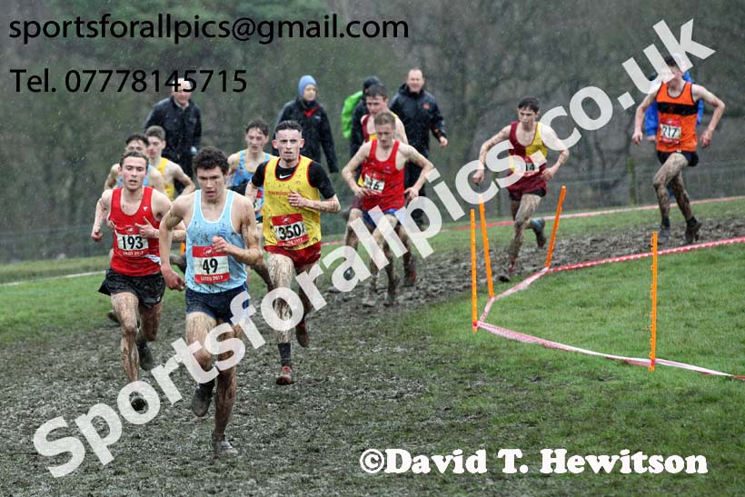 Senior boys 2019 New Balance English Schools Cross Country Champs, Temple Newsam, Leeds. Photo:  David T. Hewitson/Sports for All Pics